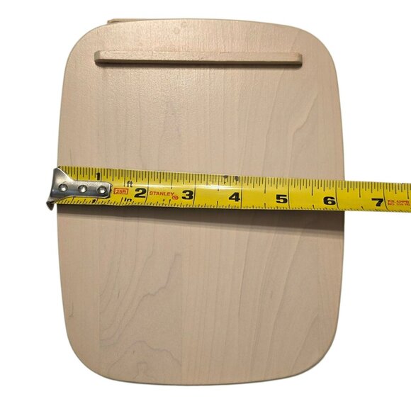 2001 Longaberger Card Keeper Basket Wood Lid Fabric Floral Liner Protector READ - Picture 13 of 13